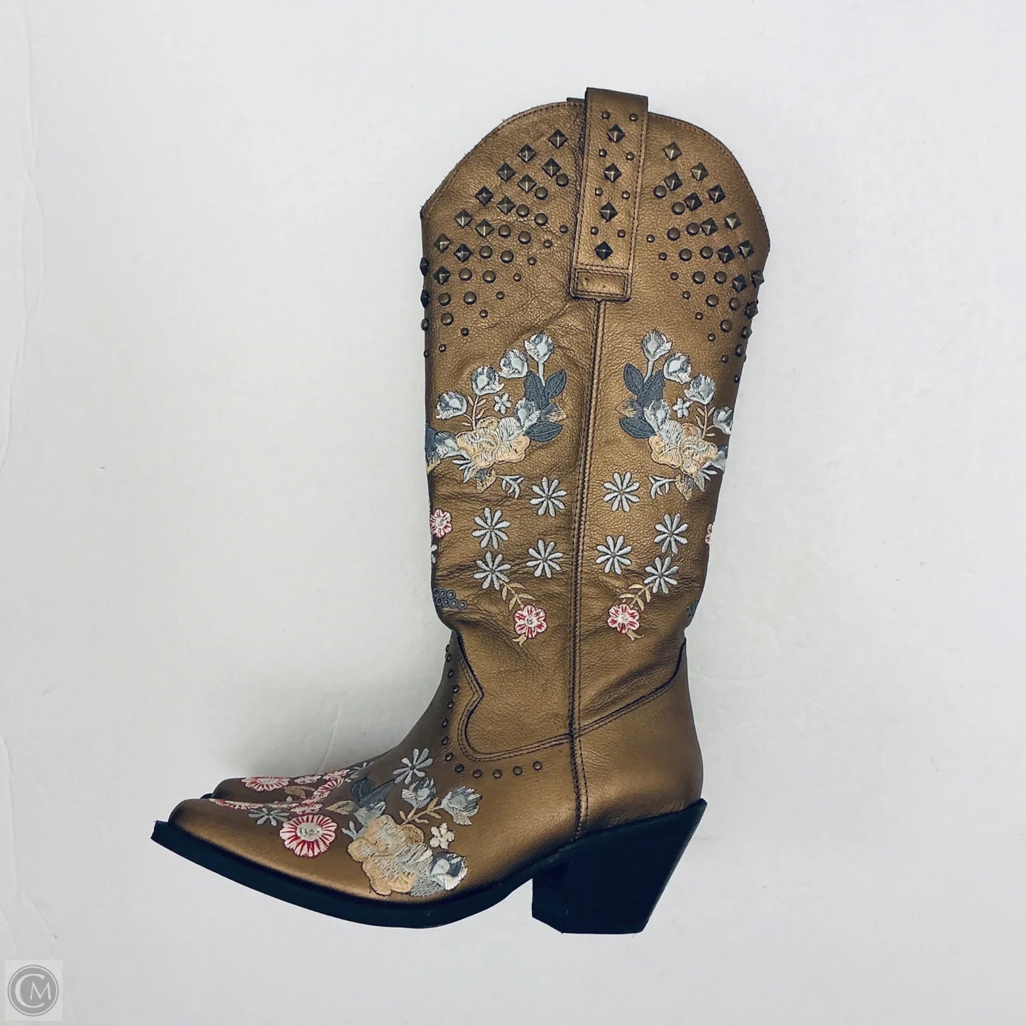 Boots Western By Dingo In Bronze, Size: 7