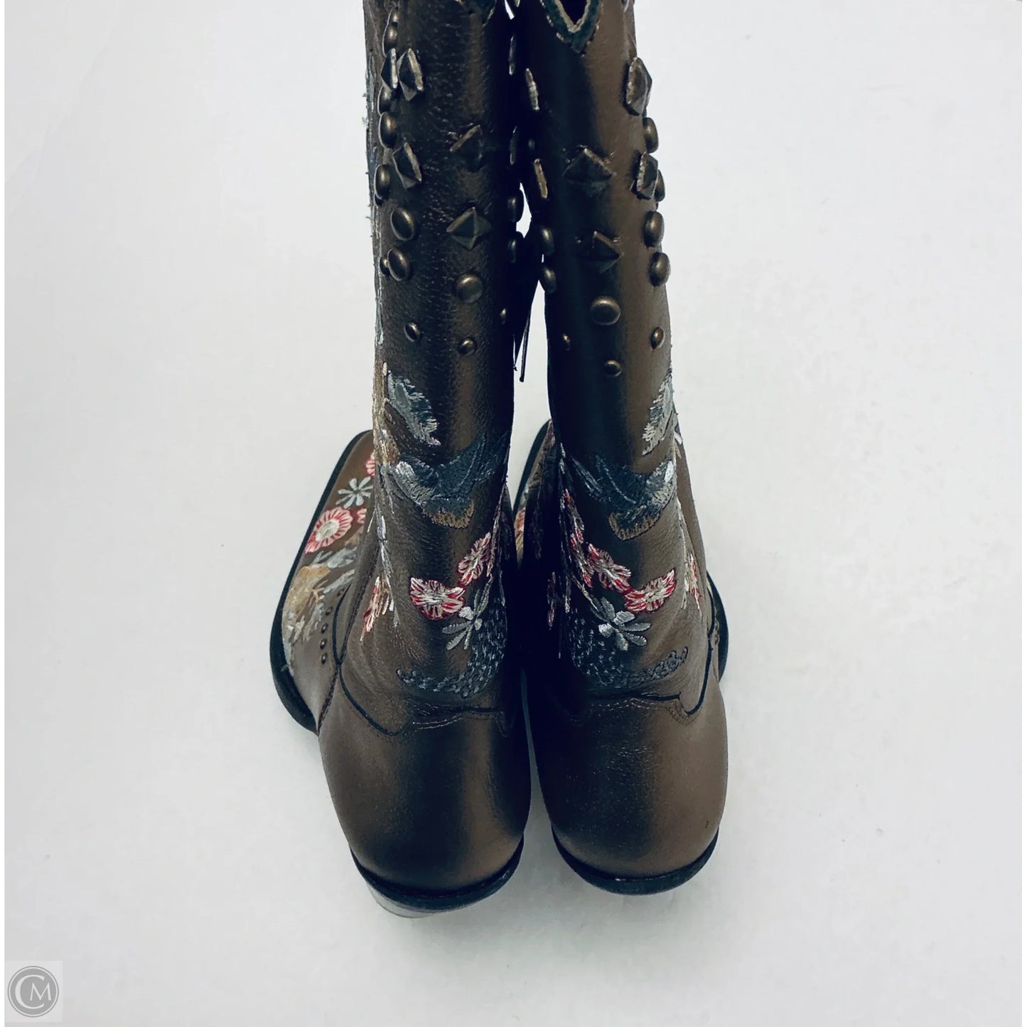 Boots Western By Dingo In Bronze, Size: 7