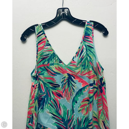 Dress Designer By Lilly Pulitzer In Tropical Print, Size: S