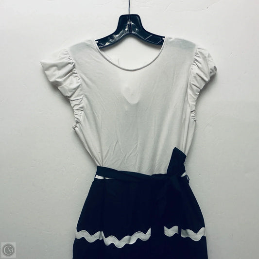 Dress Casual Midi By Nanette By Nanette Lepore In Black & White, Size: S