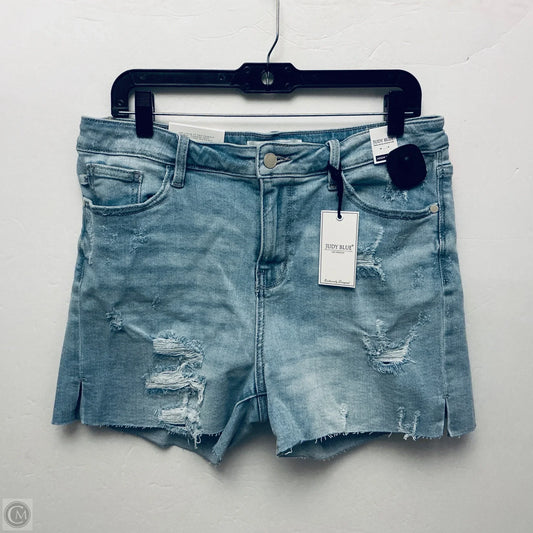 Shorts By Judy Blue In Blue Denim, Size: Xl