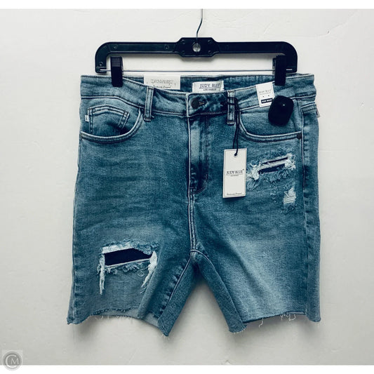 Shorts By Judy Blue In Blue Denim, Size: Xl