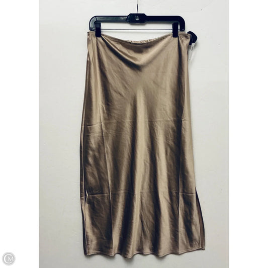 Skirt Maxi By Old Navy In Gold, Size: L