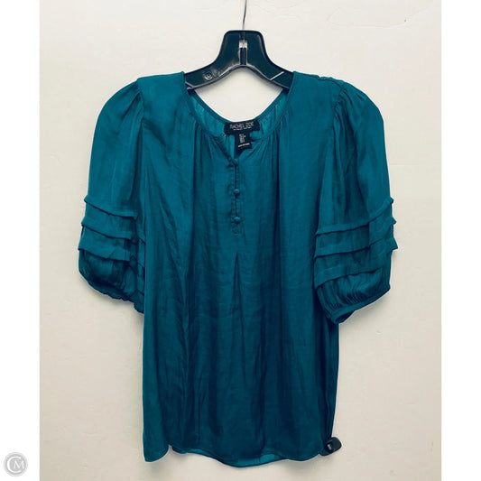 Top Short Sleeve By Rachel Zoe In Teal, Size: S