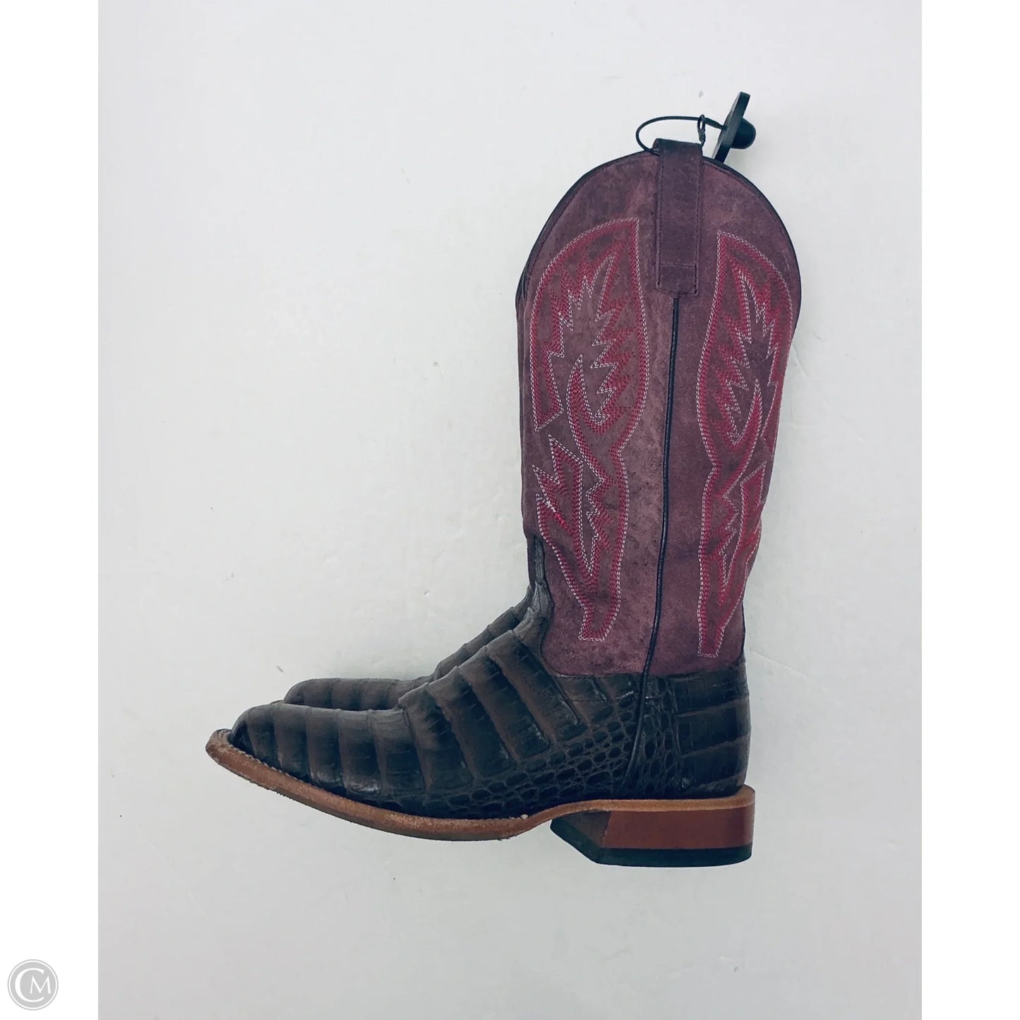 Boots Western By Cmb In Brown & Purple, Size: 7.5