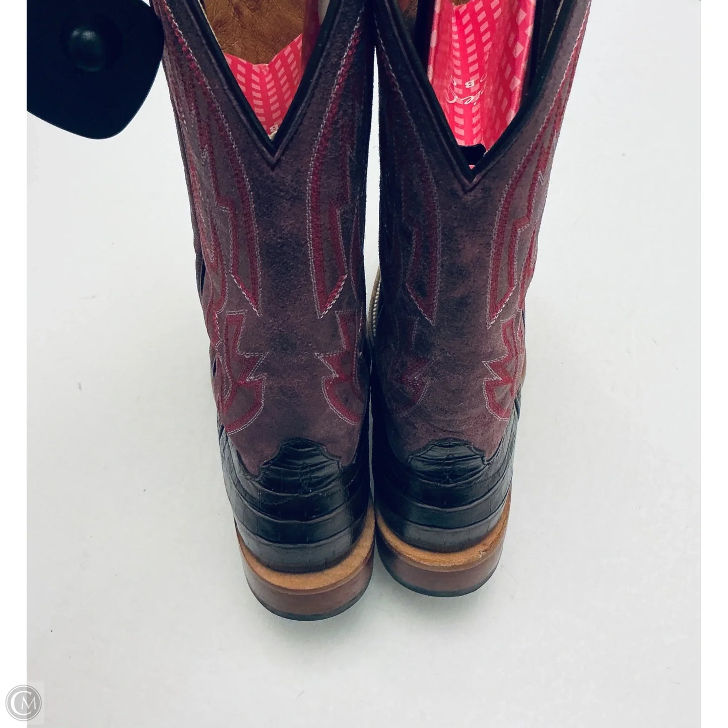 Boots Western By Cmb In Brown & Purple, Size: 7.5