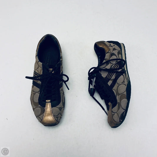 Shoes Designer By Coach In Tan, Size: 5