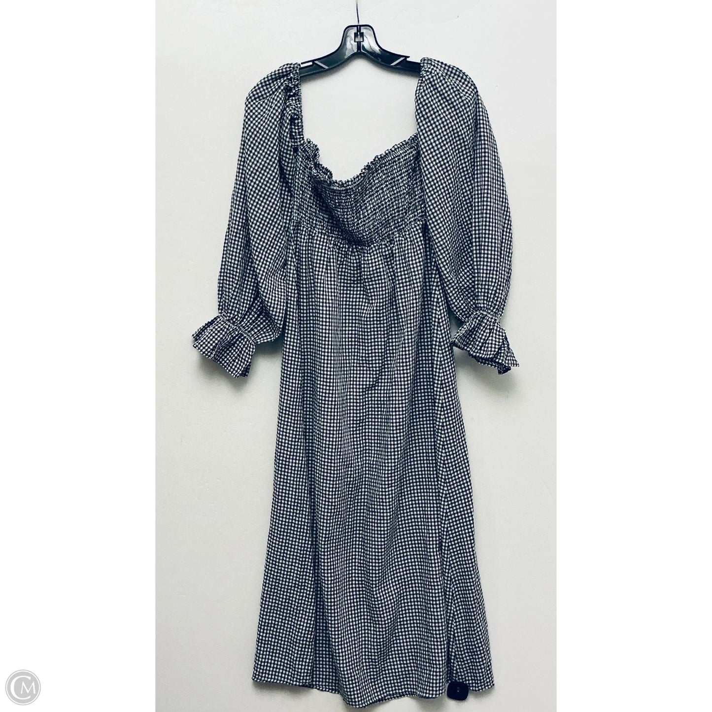 Dress Casual Maxi By Clothes Mentor In Checkered Pattern, Size: Large