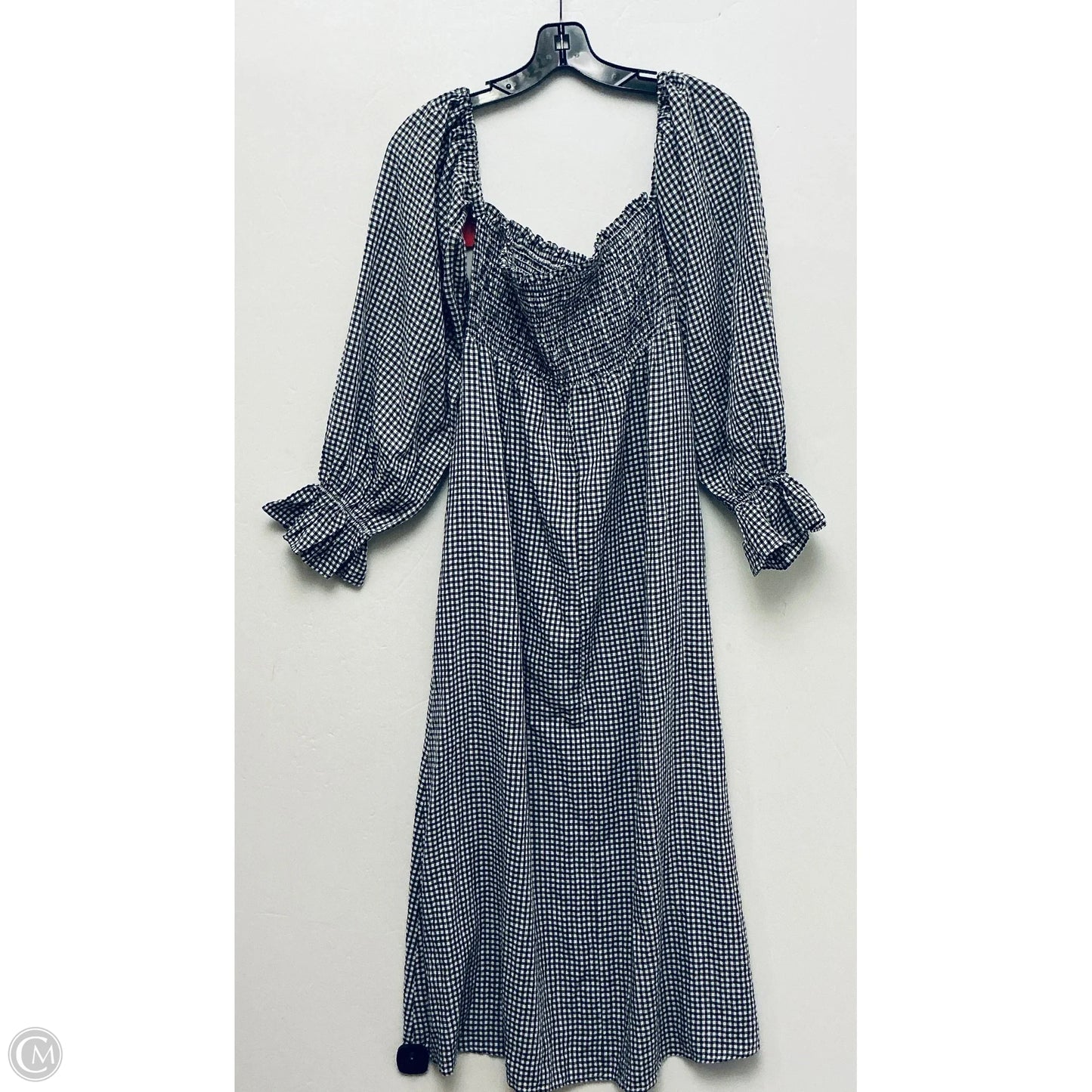 Dress Casual Maxi By Clothes Mentor In Checkered Pattern, Size: Large