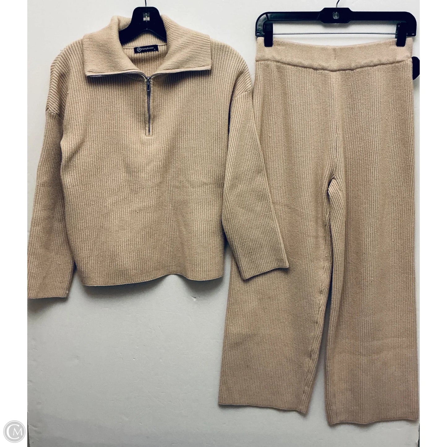 Lounge Set Pants By Prettygarden In Tan, Size: S