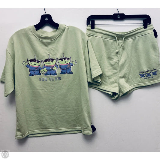 Lounge Set Shorts By Clothes Mentor In Green, Size: M