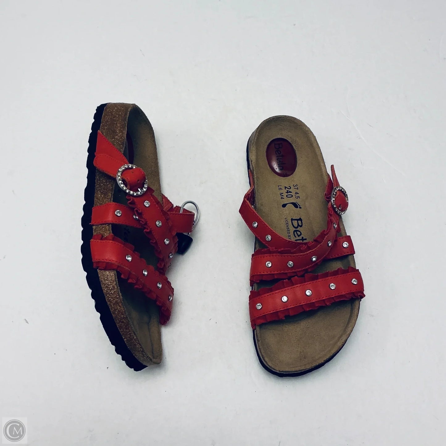 Sandals Flats By Cmc In Red, Size: 6