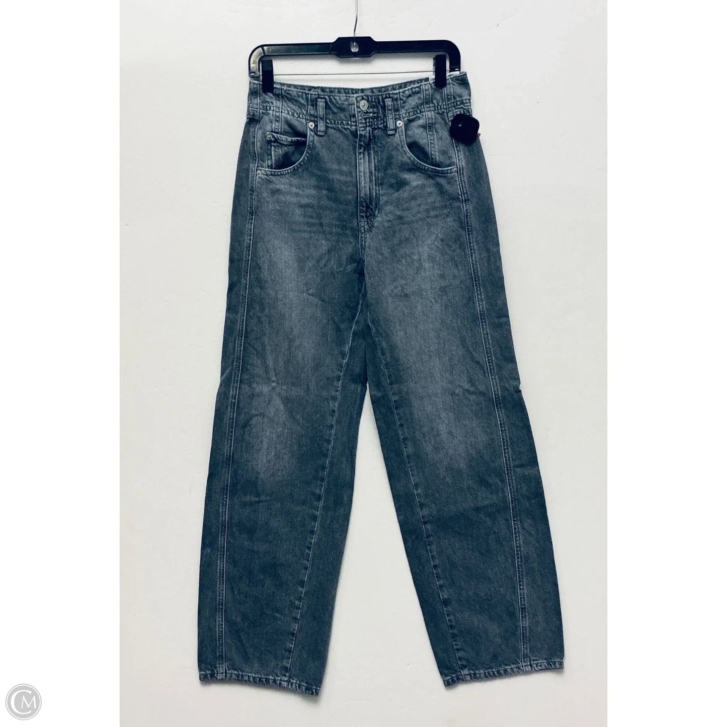 Jeans Wide Leg By We The Free In Black Denim, Size: 8