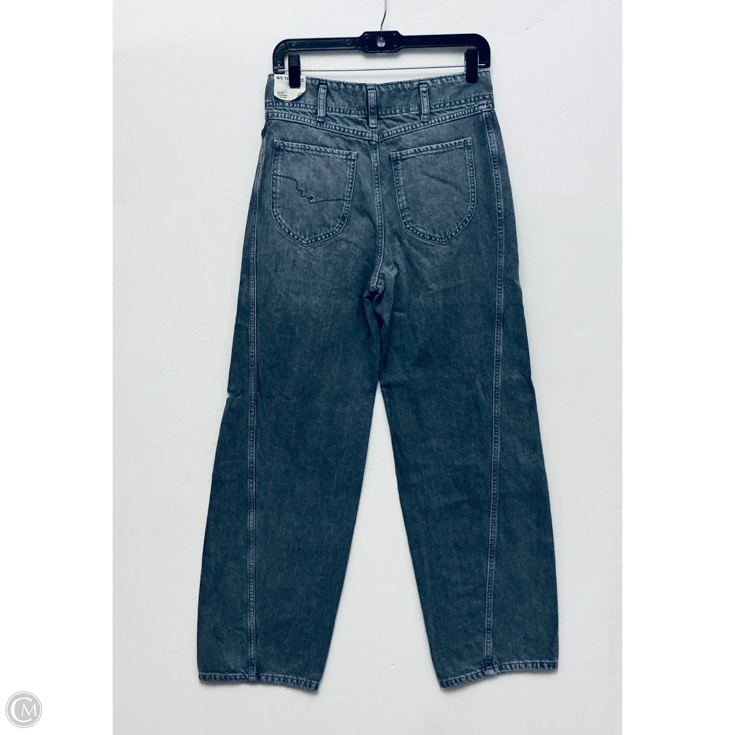 Jeans Wide Leg By We The Free In Black Denim, Size: 8
