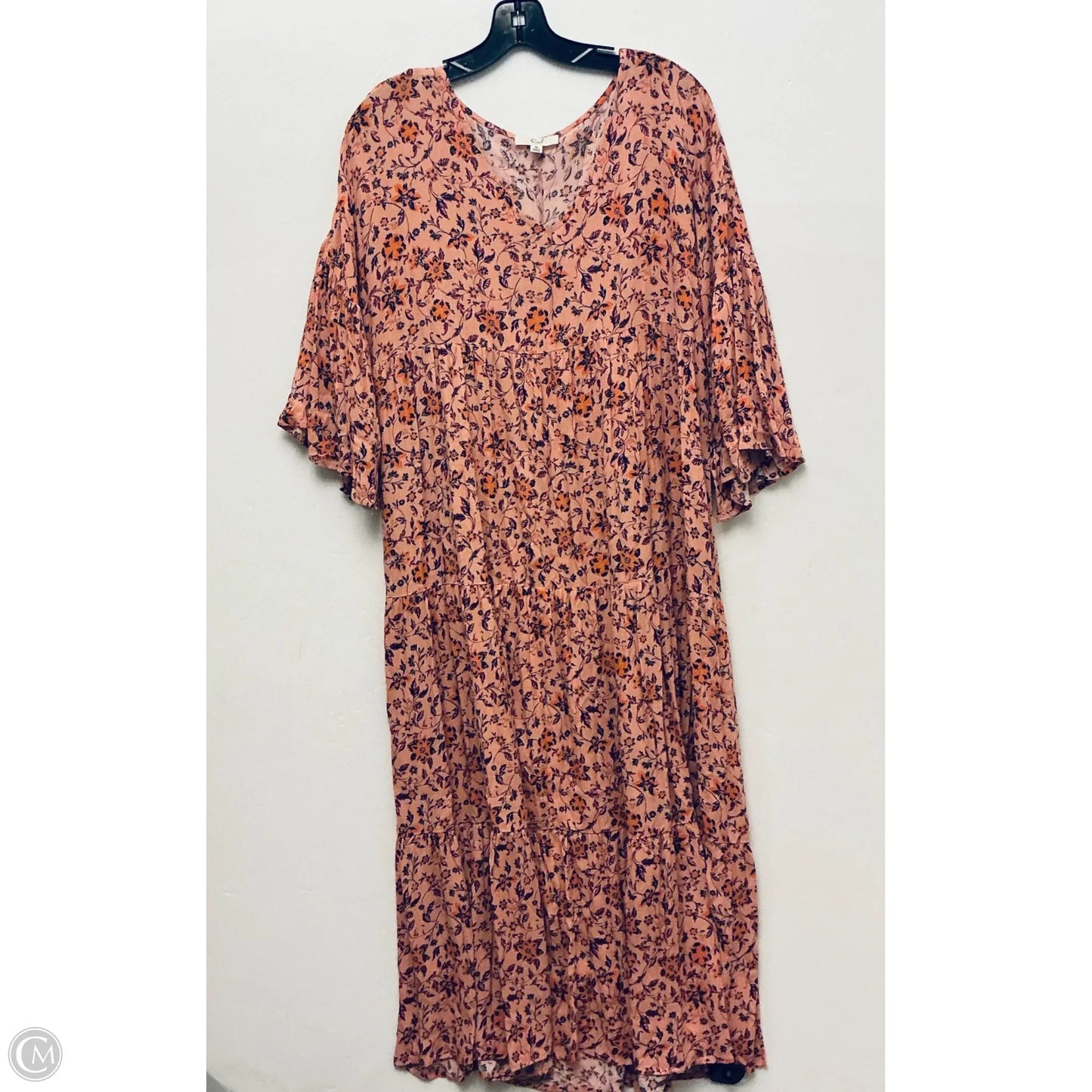 Dress Casual Midi By Easel In Pink, Size: M