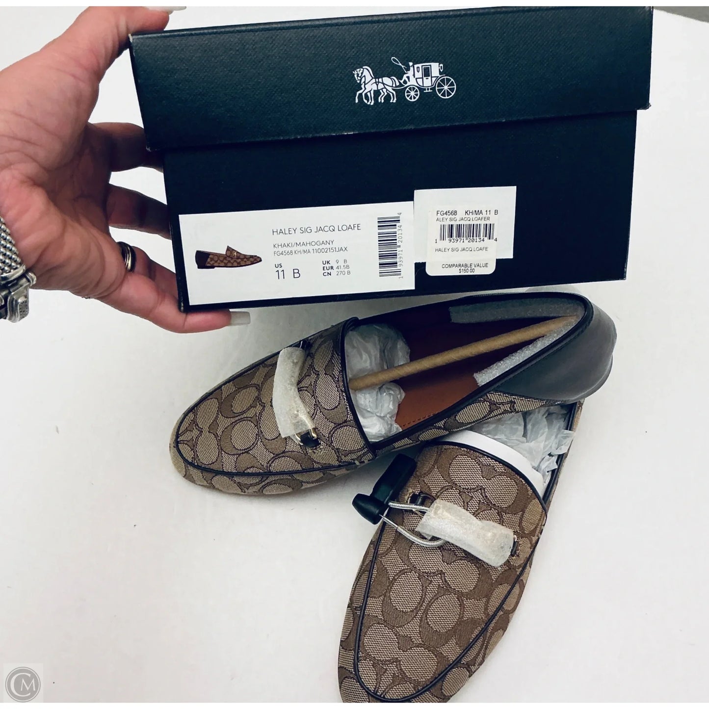 Shoes Designer By Coach In Brown & Tan, Size: 11