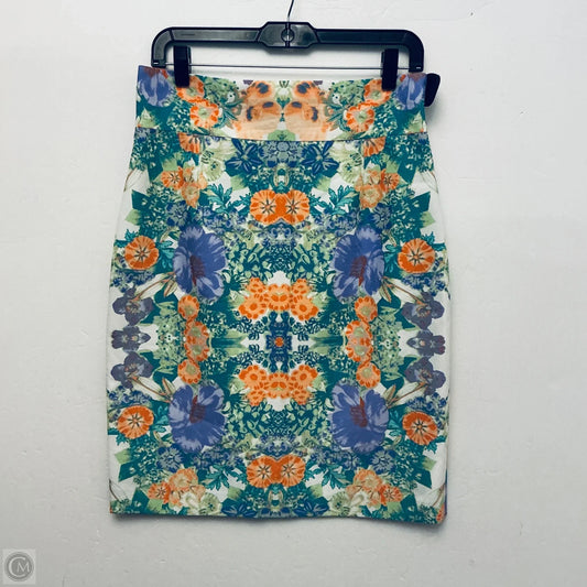 Skirt Midi By Antonio Melani In Floral Print, Size: 8