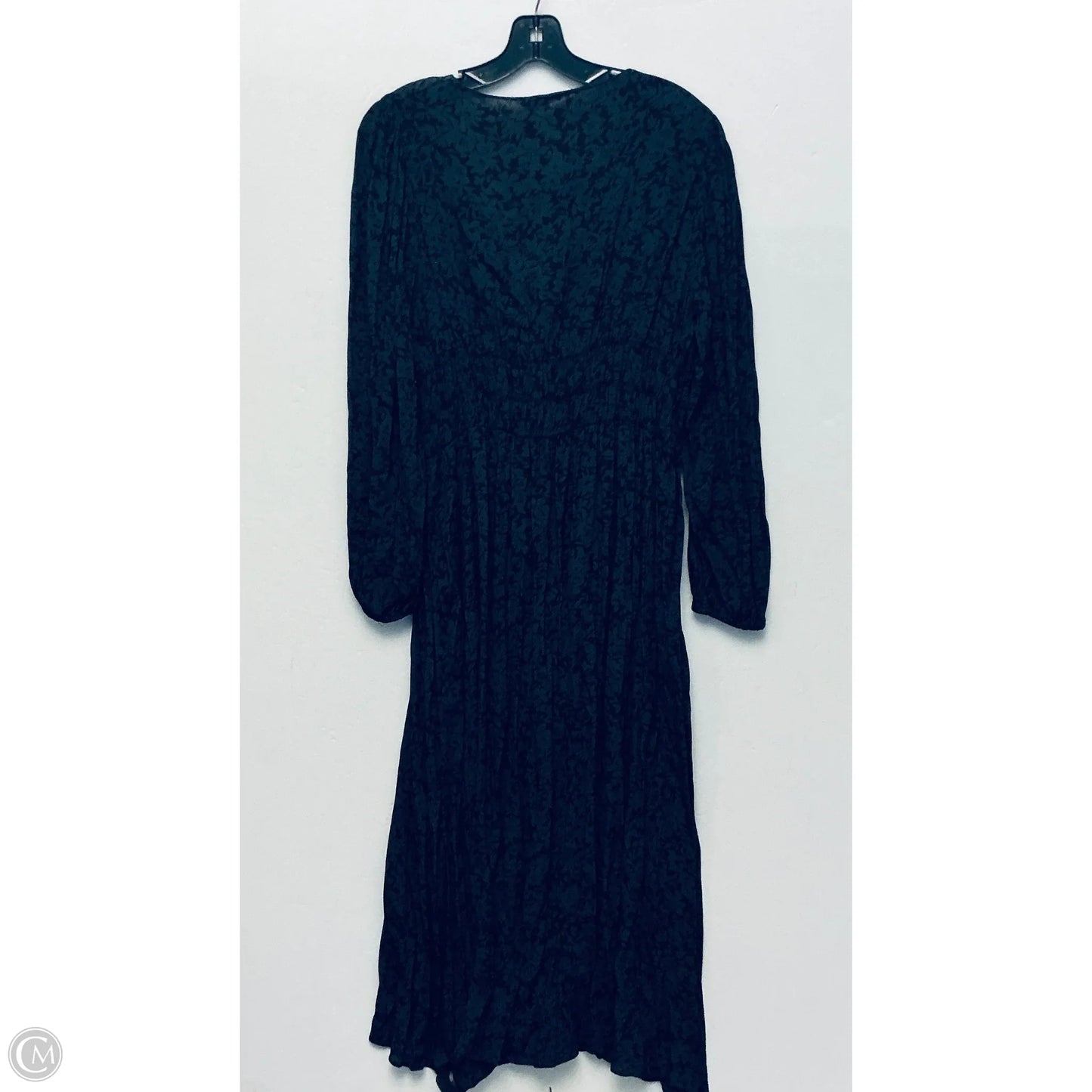 Dress Casual Maxi By Zara In Black & Blue, Size: L