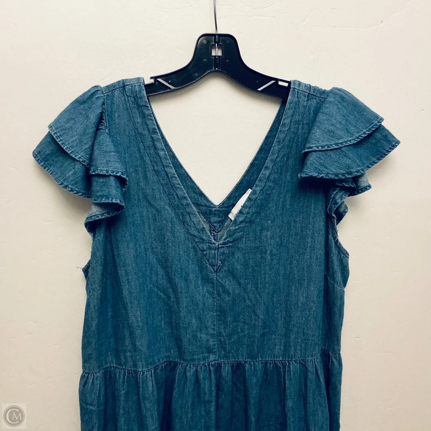 Dress Casual Midi By Gibson And Latimer In Blue Denim, Size: M