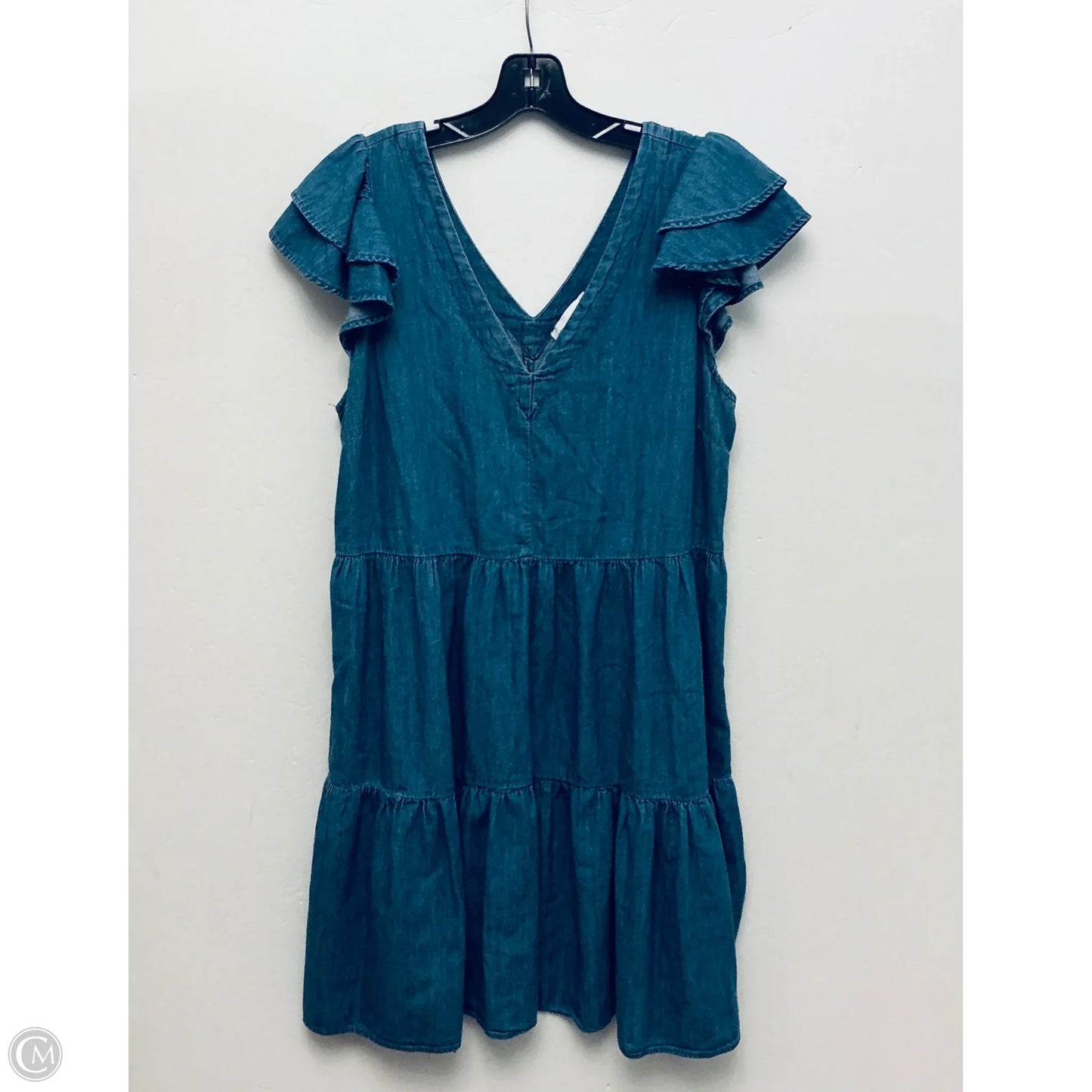Dress Casual Midi By Gibson And Latimer In Blue Denim, Size: M