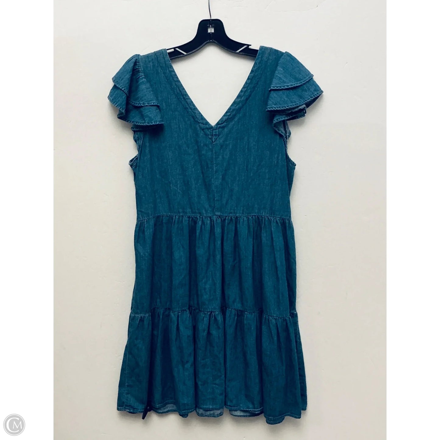 Dress Casual Midi By Gibson And Latimer In Blue Denim, Size: M