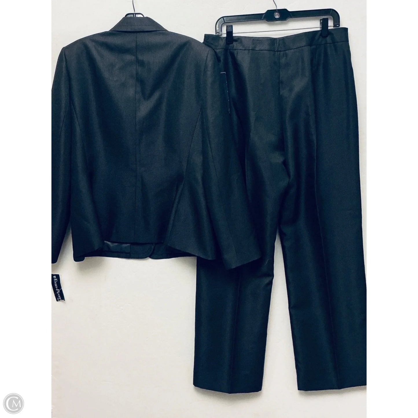 Pants Suit 2pc By Evan-picone In Grey, Size: 12