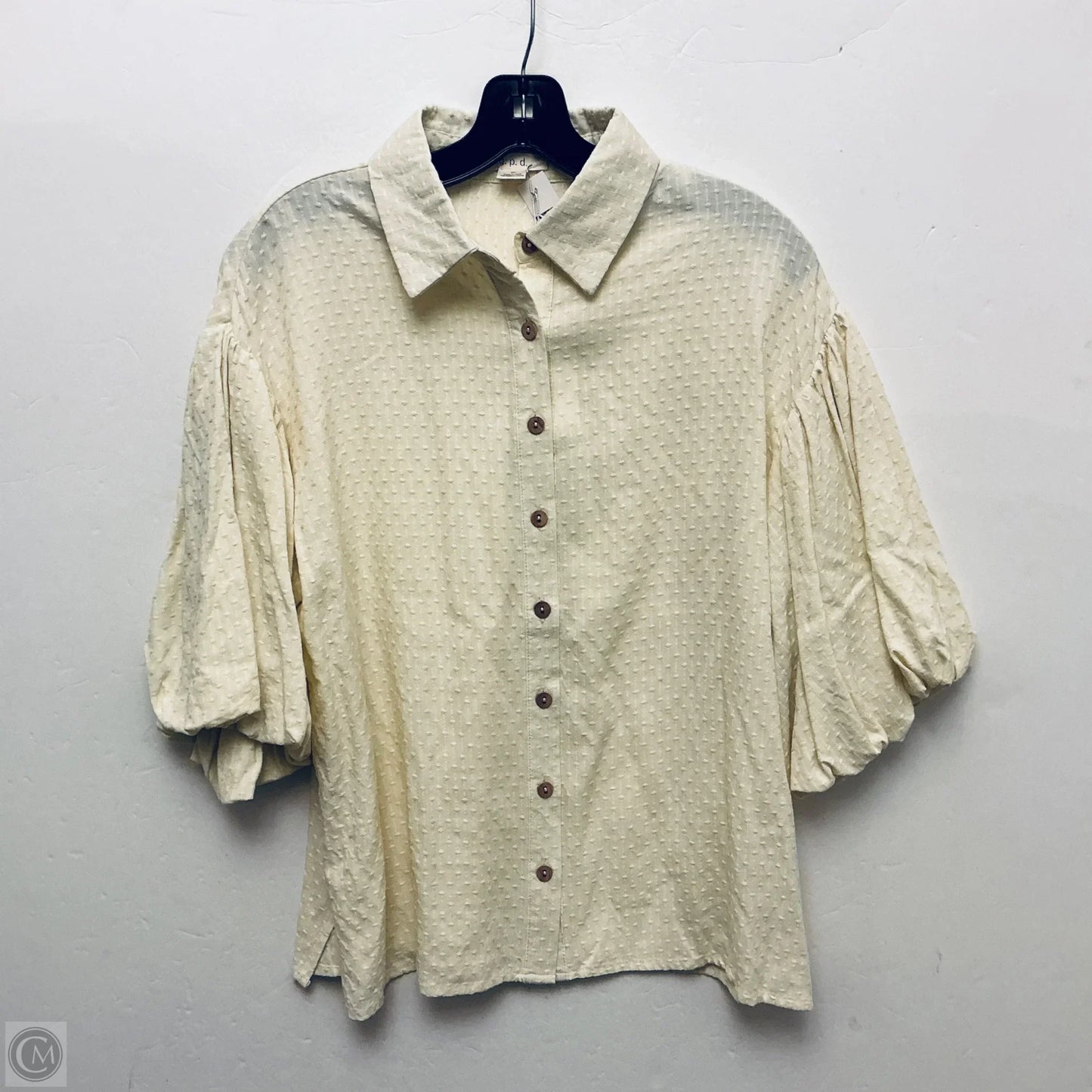 Top Long Sleeve By Clothes Mentor In Yellow, Size: M