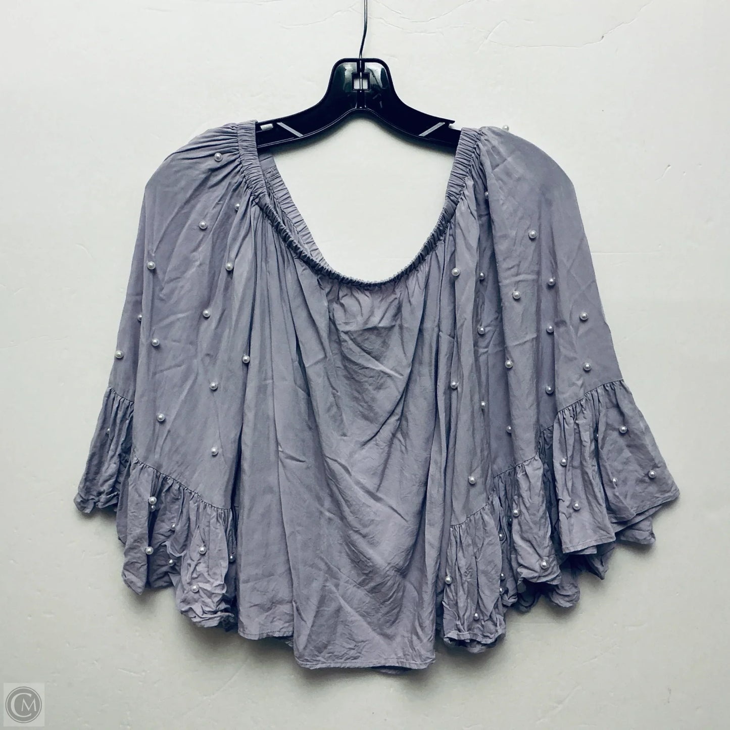 Top Long Sleeve By Entro In Purple, Size: L