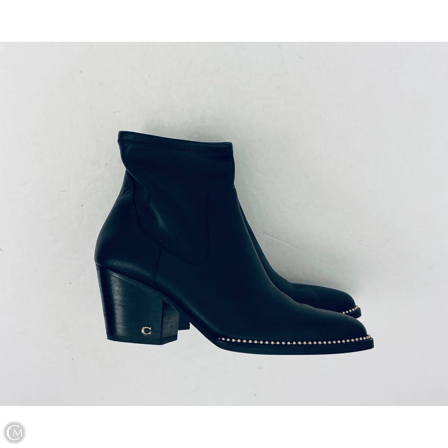 Boots Designer By Coach In Black, Size: 8.5