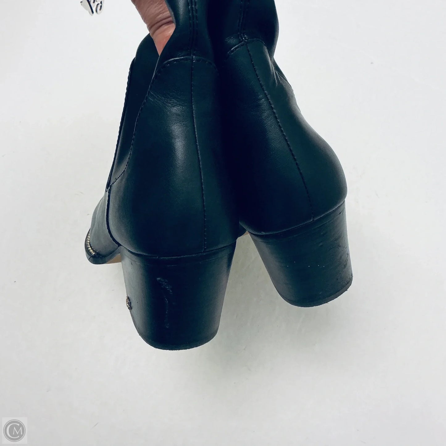 Boots Designer By Coach In Black, Size: 8.5