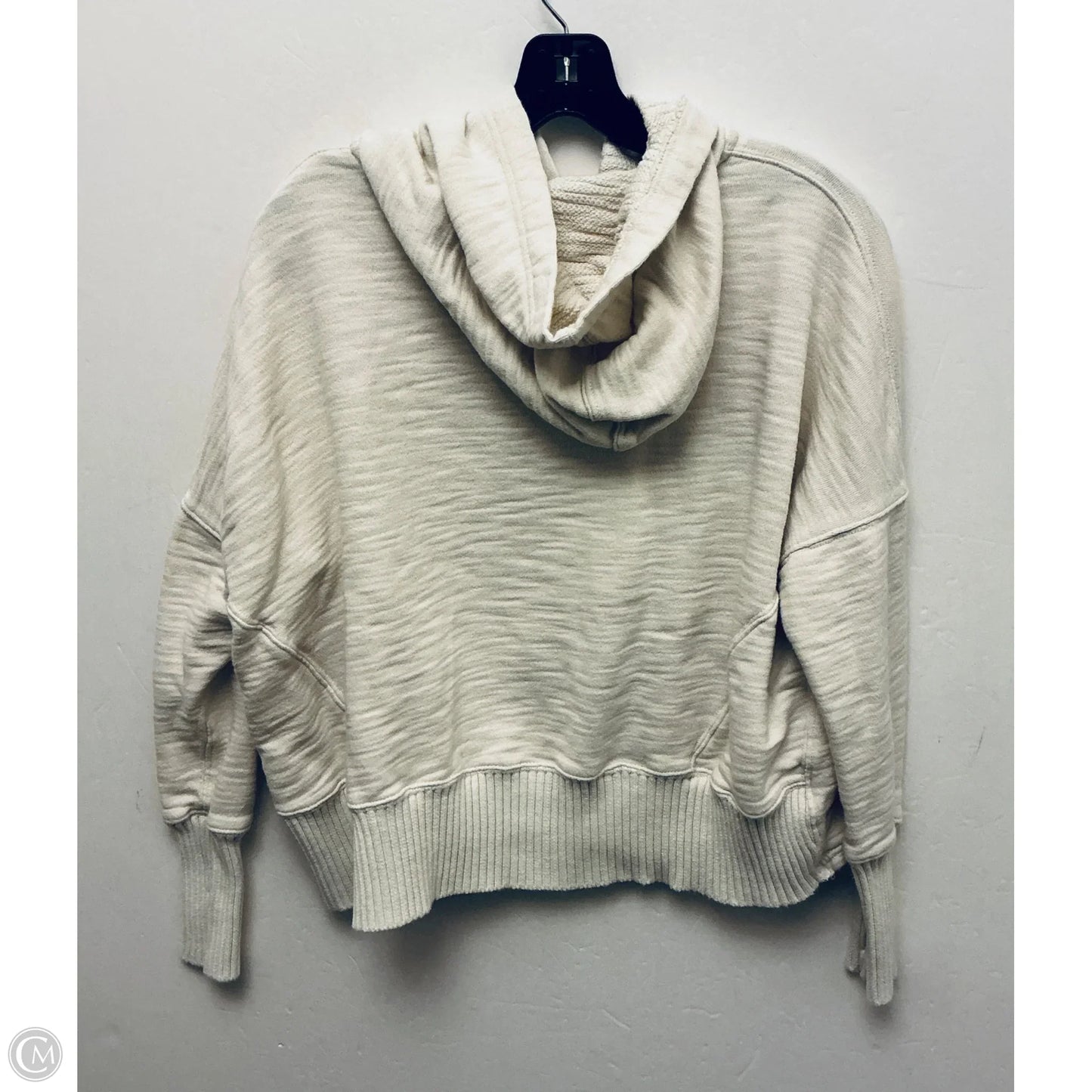 Sweatshirt Hoodie By Free People In Cream, Size: Xs