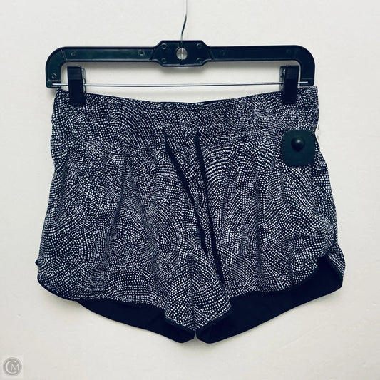 Athletic Shorts By Lululemon In Black & White, Size: 6