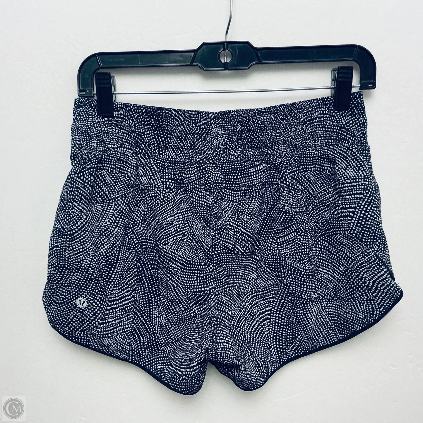 Athletic Shorts By Lululemon In Black & White, Size: 6