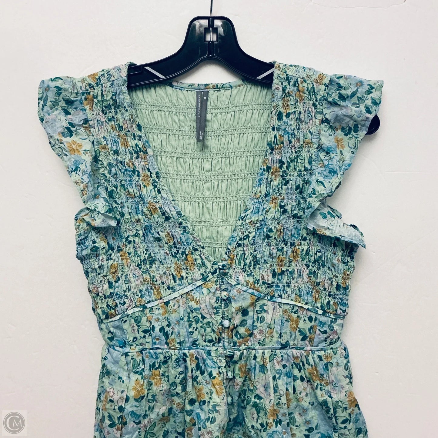 Romper By Anthropologie In Floral Print, Size: Xs