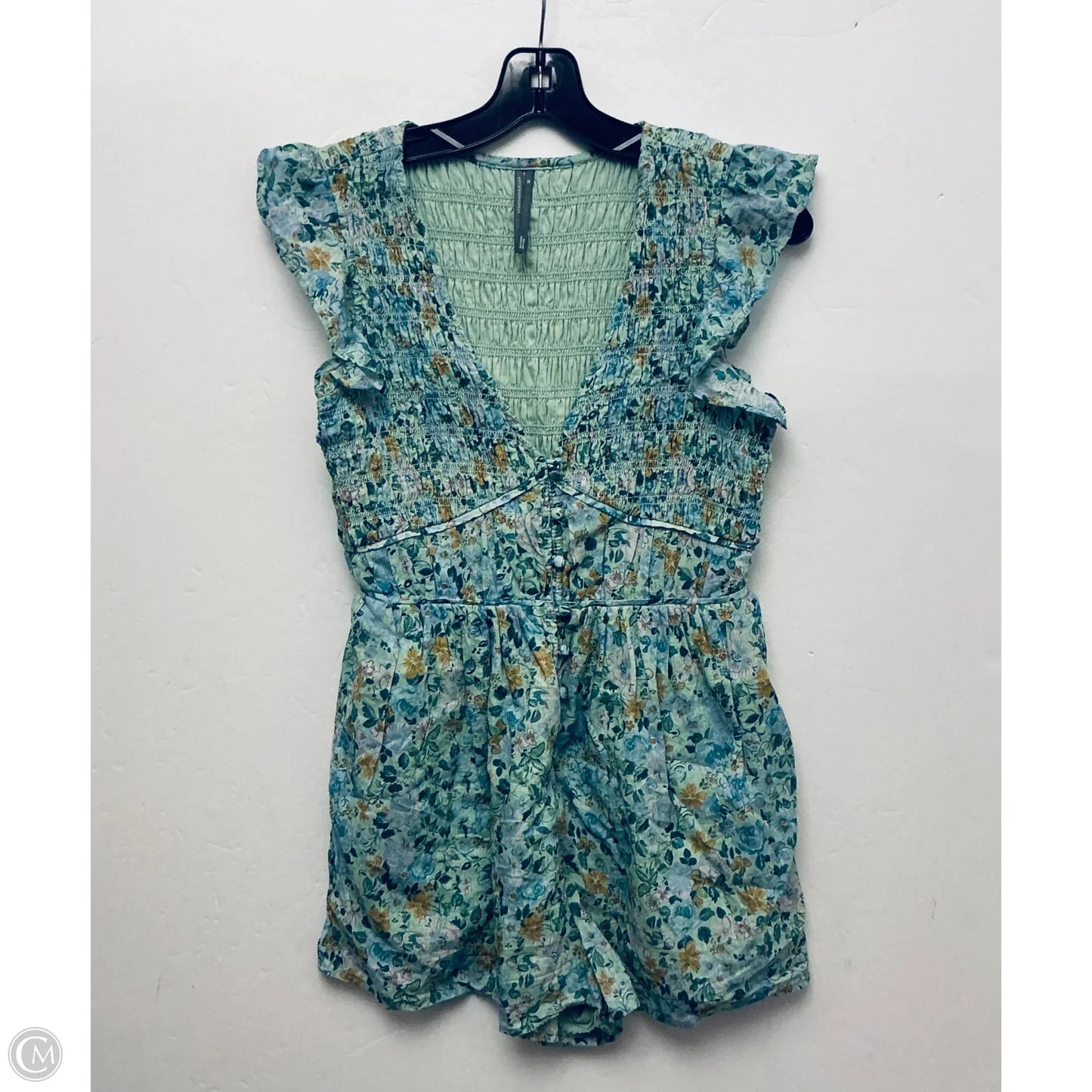 Romper By Anthropologie In Floral Print, Size: Xs