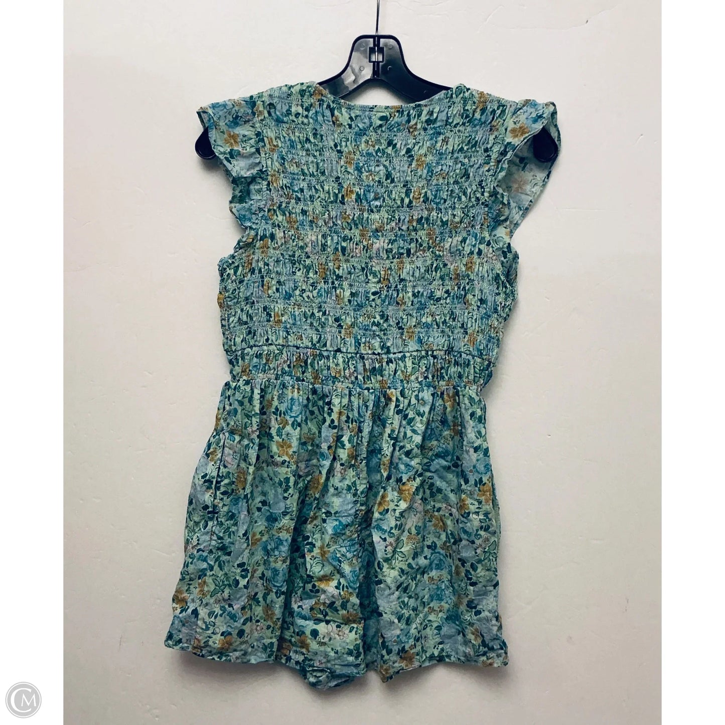 Romper By Anthropologie In Floral Print, Size: Xs