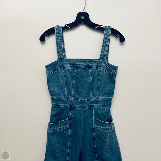 Jumpsuit By Forever 21 In Blue Denim, Size: M