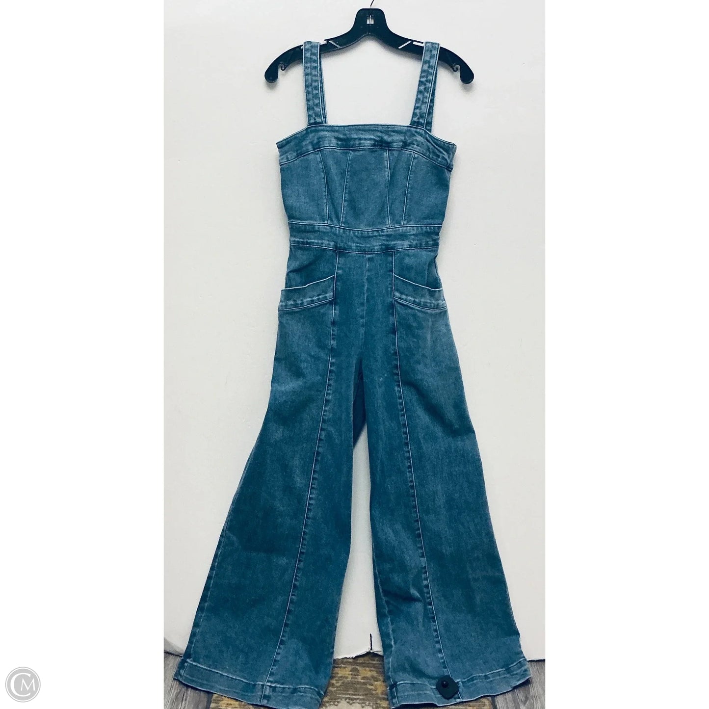 Jumpsuit By Forever 21 In Blue Denim, Size: M