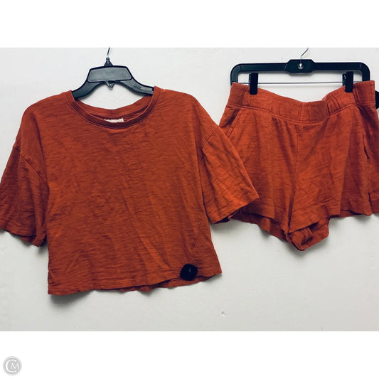 Shorts Set By Universal Thread In Orange, Size: M
