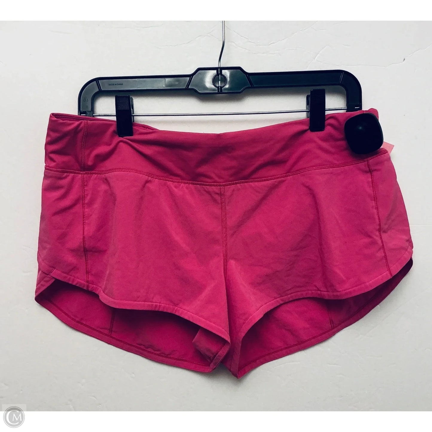 Athletic Shorts By Lululemon In Pink, Size: 10