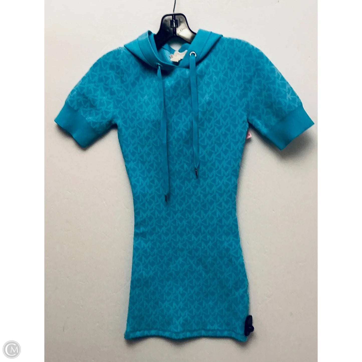 Dress Casual Midi By Michael By Michael Kors In Teal, Size: Xs