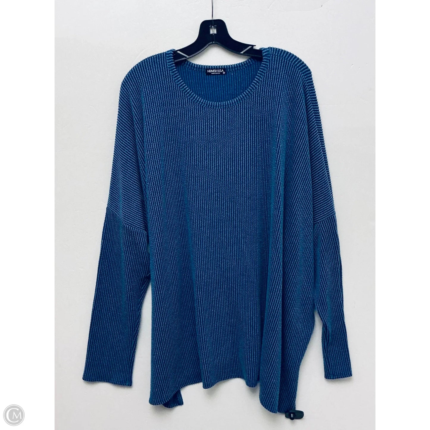 Top Long Sleeve By Heimish Usa In Blue, Size: 3x