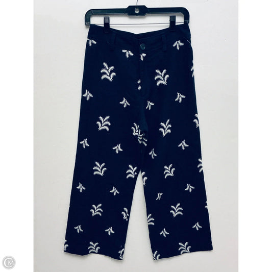 Pants Wide Leg By Elie Tahari In Navy, Size: 8