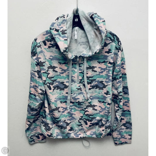Sweatshirt Hoodie By Fabletics In Camouflage Print, Size: S