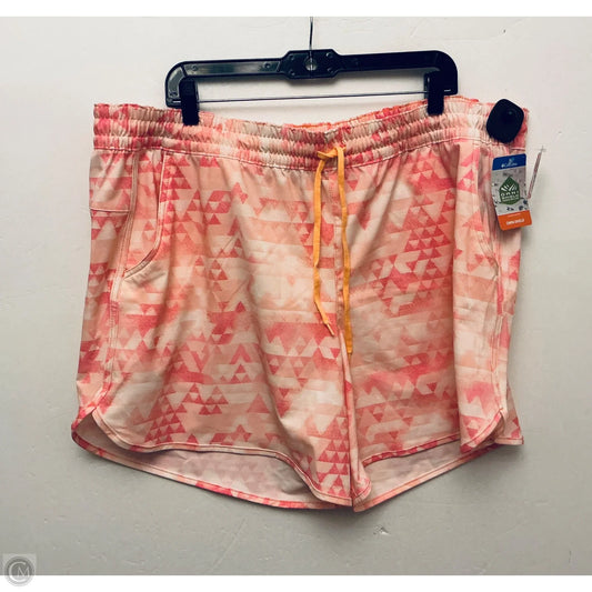 Athletic Shorts By Columbia In Orange & Pink, Size: 2x