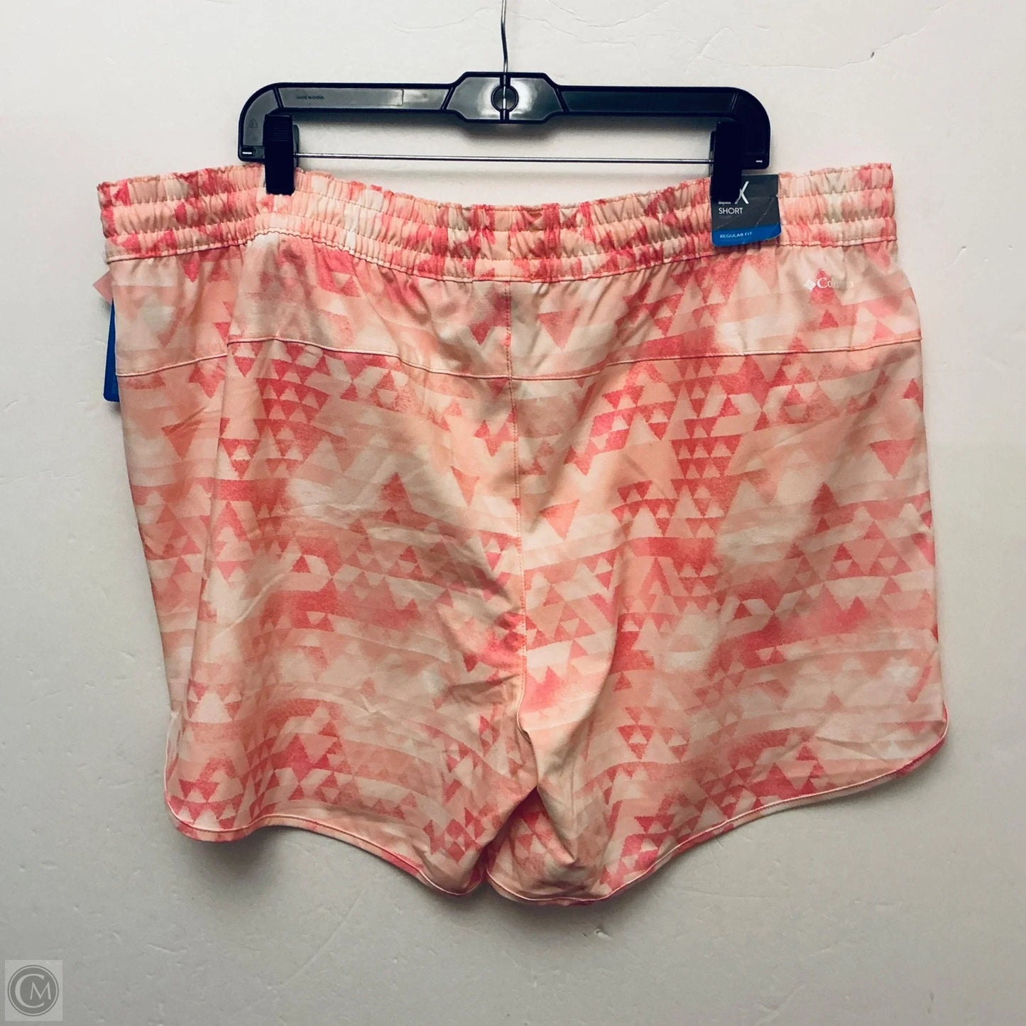 Athletic Shorts By Columbia In Orange & Pink, Size: 2x