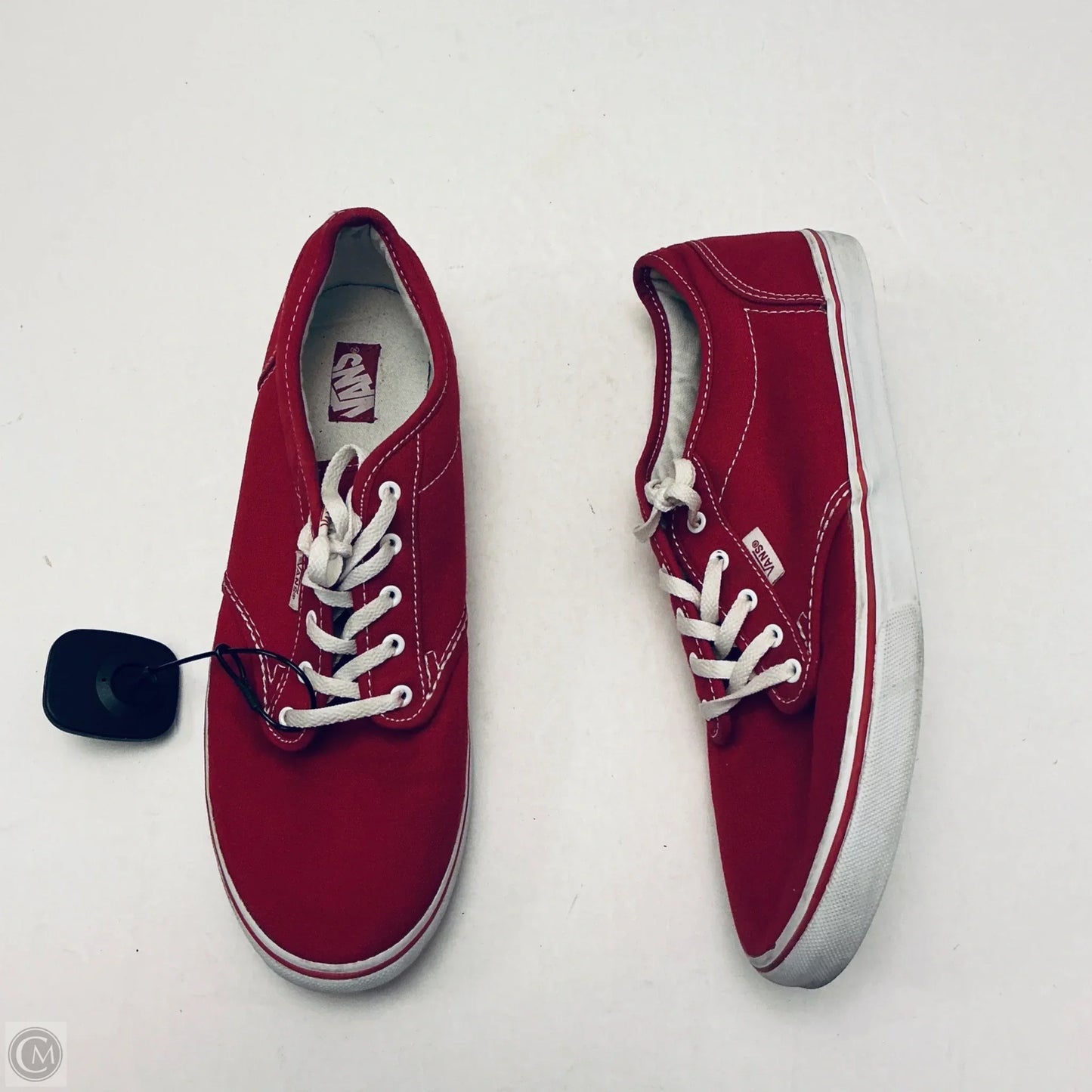 Shoes Flats By Vans In Red, Size: 10