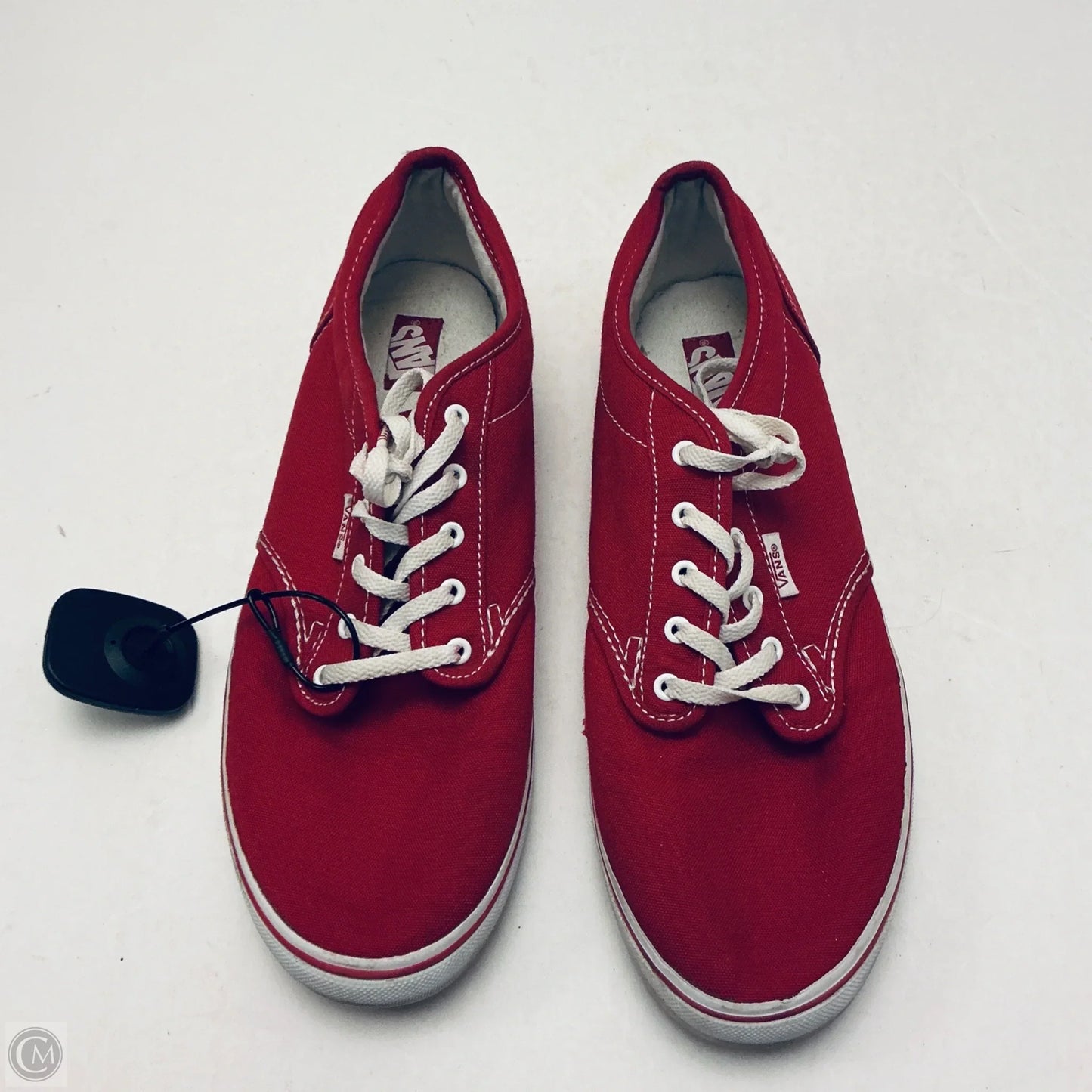 Shoes Flats By Vans In Red, Size: 10