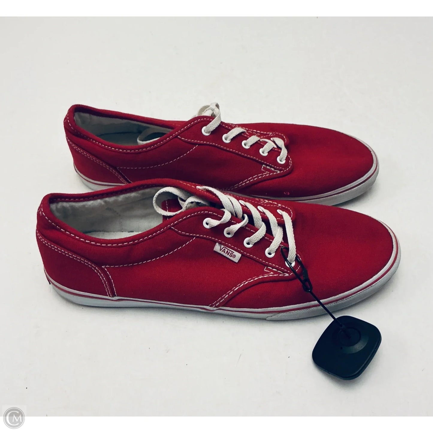 Shoes Flats By Vans In Red, Size: 10