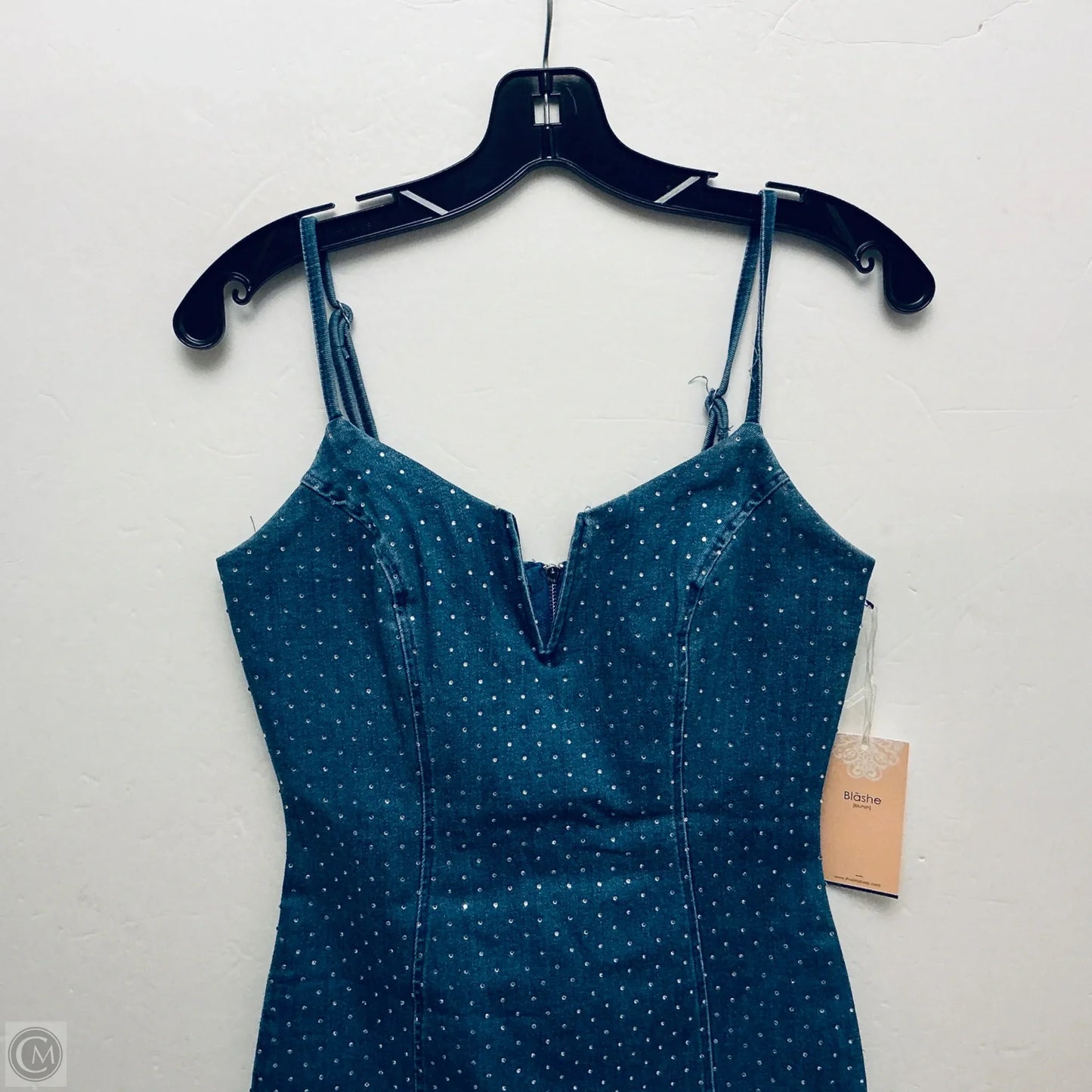 Dress Casual Short By Cmc In Blue Denim, Size: S